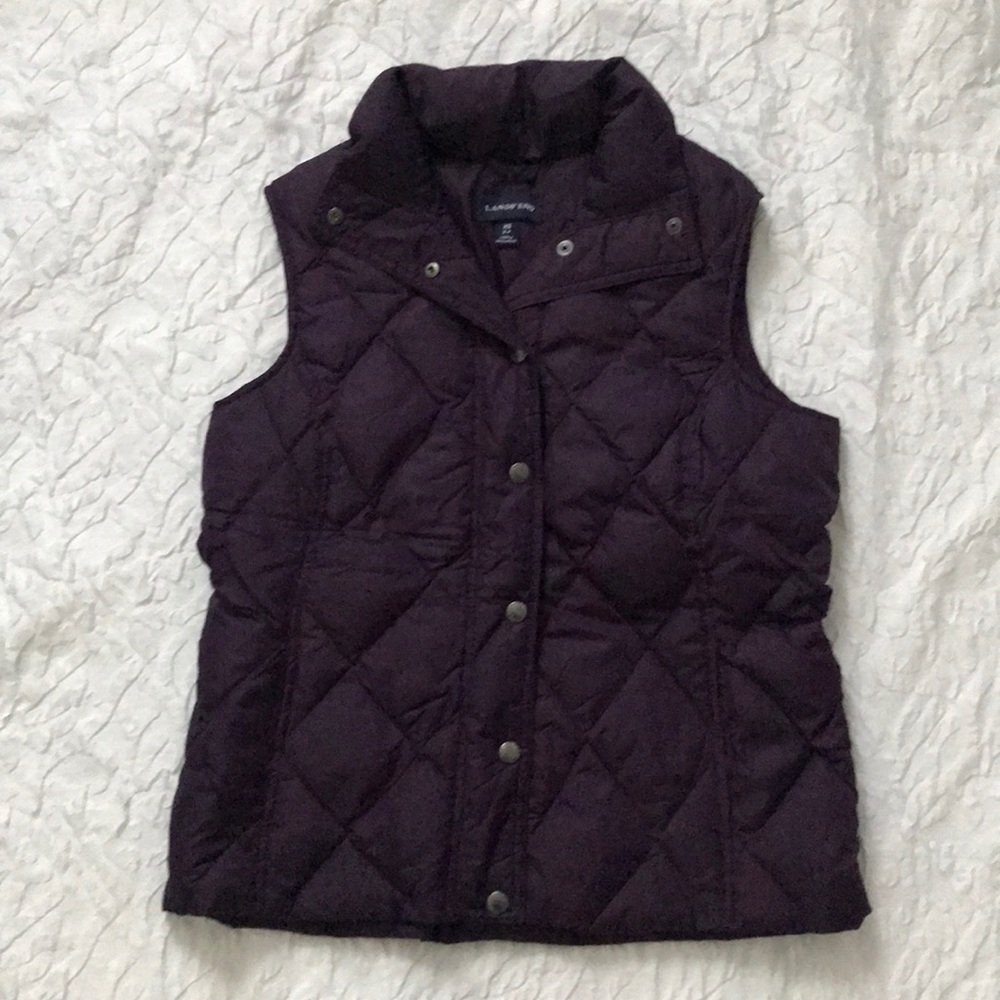 Land’s End Quilted Down Feather Vest